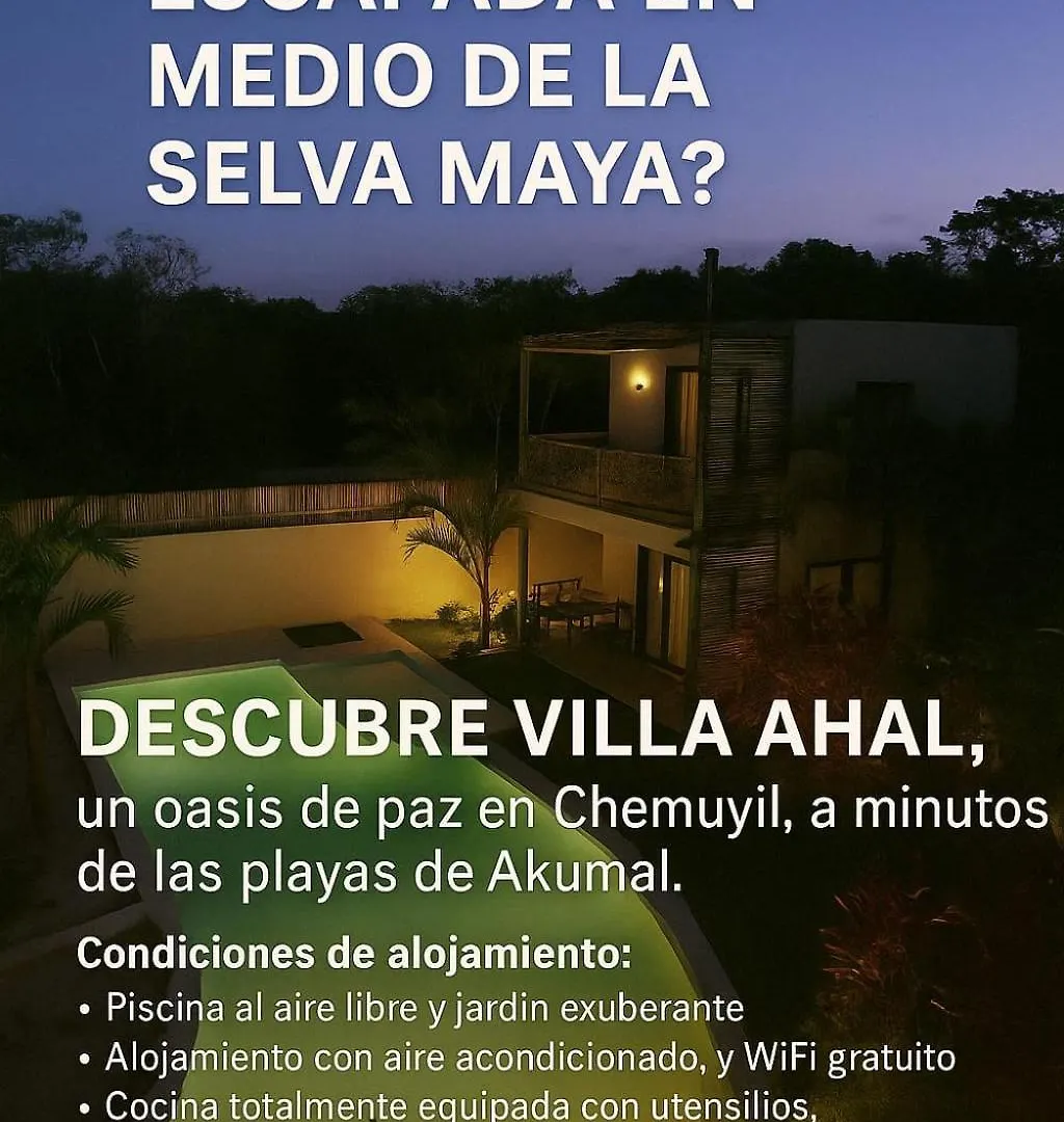 Villa Ahal, Chemuyil Mexiko